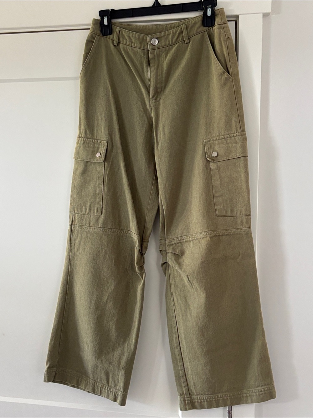 Princess Polly Women's Wide-Leg Cargo Utility Pants in